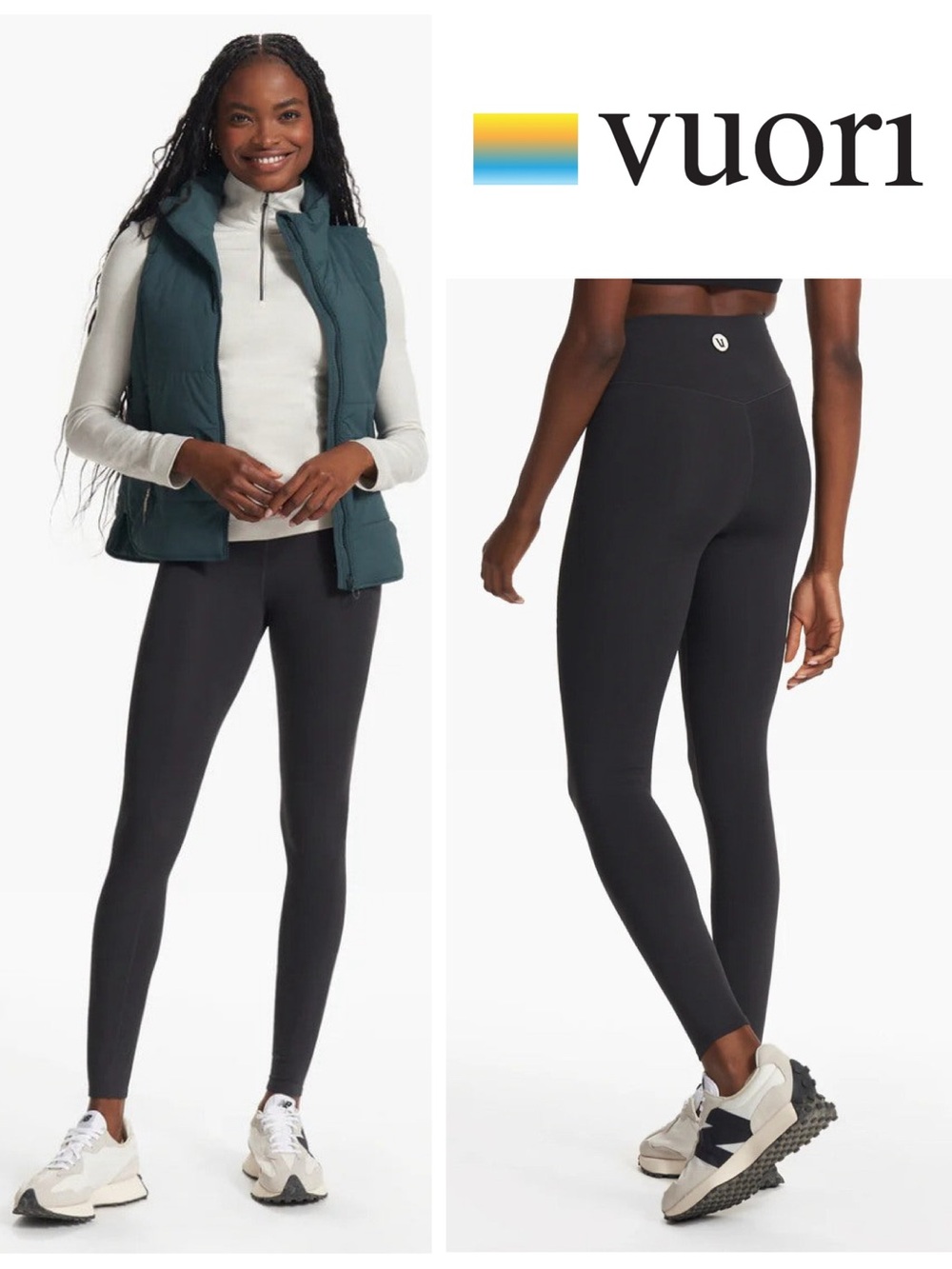 Vuori Chilled Out Leggings - Washed Out Black (Dark grey)